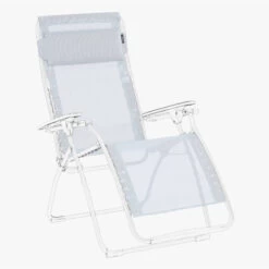 Toile De Rechange + Têtière LAFUMA Pour Fauteuil Relax Futura-Ciel -Équipement Outdoor Lafuma kit rechange fauteuil relaxation futura batyline ciel 2