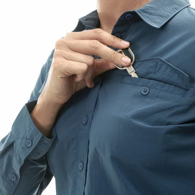 Lafuma Shield Shirt W North Sea, Chemise De Randonnée Manches Longues Femme 6 Lafuma Shield Shirt W North Sea, Chemise De Randonnée Manches Longues Femme – Image 4