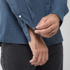 Lafuma Skim Shield Shirt LS M Barrel Blue, Chemise Manches Longues Homme -Équipement Outdoor Lafuma lafuma skim shield shirt ls m barrel blue chemise randonnee manches longues homme 5