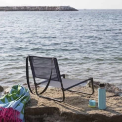 Chaise Basse De Jardin LAFUMA CB Batyline Iso - Océan -Équipement Outdoor Lafuma lfm1210.8547 chaise basse jardin lafuma cb batyline iso ocean ambiance