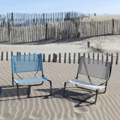 Chaise Basse De Jardin LAFUMA CB Batyline Iso - Seigle -Équipement Outdoor Lafuma lfm1210.8548 chaise basse jardin lafuma cb batyline iso seigle ambiance