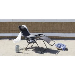 Fauteuil Relax Pliant LAFUMA RSX Polycoton - Ardoise 6 Fauteuil Relax Pliant LAFUMA RSX Polycoton - Ardoise -Équipement Outdoor Lafuma lfm2033.8549 fauteuil relax pliant lafuma rsx polycoton ardoise ambiance 2
