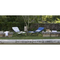 Repose-pieds LAFUMA Next Batyline Duo - Outremer -Équipement Outdoor Lafuma lfm2659.8225 repose pieds lafuma next batyline duo outremer ambiance 2