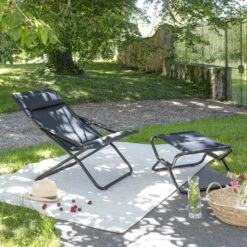Repose-pieds LAFUMA Next AirComfort - Acier -Équipement Outdoor Lafuma lfm2850.6135 repose pieds lafuma next aircomfort acier ambiance