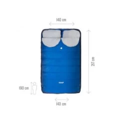 Sac De Couchage LAFUMA Nunavüt Double (Azur Bleu) -Équipement Outdoor Lafuma sac de couchage lafuma nunavuet double azur bleu 3